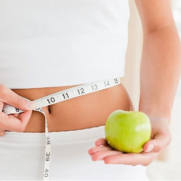 reducción de la cintura durante la pérdida de peso en una semana